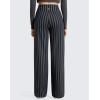 image:imageG4Free Wide Leg Pants for Women Loose Yoga Pants with Pockets PetiteRegularTall Stretch Casual Lounge PantsGrey and Black Stripe