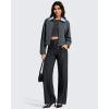 image:imageG4Free Wide Leg Pants for Women Loose Yoga Pants with Pockets PetiteRegularTall Stretch Casual Lounge PantsGrey and Black Stripe