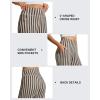 image:imageG4Free Wide Leg Pants for Women Loose Yoga Pants with Pockets PetiteRegularTall Stretch Casual Lounge PantsKhaki Stripe
