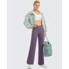 image:imageG4Free Wide Leg Pants for Women Loose Yoga Pants with Pockets PetiteRegularTall Stretch Casual Lounge PantsPotent Purple