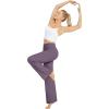 image:imageG4Free Wide Leg Pants for Women Loose Yoga Pants with Pockets PetiteRegularTall Stretch Casual Lounge PantsPotent Purple