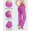 image:imageG4Free Wide Leg Pants for Women Loose Yoga Pants with Pockets PetiteRegularTall Stretch Casual Lounge PantsRaspberry Purple