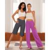 image:imageG4Free Wide Leg Pants for Women Loose Yoga Pants with Pockets PetiteRegularTall Stretch Casual Lounge PantsRaspberry Purple