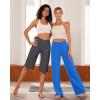 image:imageG4Free Wide Leg Pants for Women Loose Yoga Pants with Pockets PetiteRegularTall Stretch Casual Lounge PantsStrong Blue