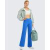 image:imageG4Free Wide Leg Pants for Women Loose Yoga Pants with Pockets PetiteRegularTall Stretch Casual Lounge PantsStrong Blue