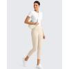 image:imageG4Free BareFeel High Waisted ClassicSeamless Lounge Leggings Soft Workout Yoga Pants for Women with Pockets 20252729Light Khaki