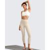 image:imageG4Free BareFeel High Waisted ClassicSeamless Lounge Leggings Soft Workout Yoga Pants for Women with Pockets 20252729Light Khaki