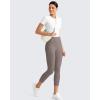 image:imageG4Free BareFeel High Waisted ClassicSeamless Lounge Leggings Soft Workout Yoga Pants for Women with Pockets 20252729Taupe