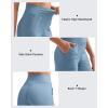 image:imageG4Free Womens Ribbed Knit Wide Leg Pants with Pockets Lightweight Stretchy Yoga Pants Casual LoungeDusty Blue