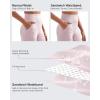 image:imageG4Free Womens Ribbed Knit Wide Leg Pants with Pockets Lightweight Stretchy Yoga Pants Casual LoungeLight Pink