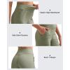 image:imageG4Free Womens Ribbed Knit Wide Leg Pants with Pockets Lightweight Stretchy Yoga Pants Casual LoungeMisty Green
