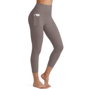 image:imageG4Free BareFeel High Waisted ClassicSeamless Lounge Leggings Soft Workout Yoga Pants for Women with Pockets 20252729Taupe