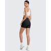 image:imageG4Free BareFeel Biker Shorts for Women with Pockets High Waisted Workout Athletic Gym Legging Shorts 46Black