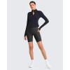 image:imageG4Free Barefeel Biker Shorts Women Tummy Control High Waisted No Front Seam Workout Gym Shorts with Pockets 4 6 8Black