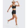 image:imageG4Free Chillwhisp Athletic Shorts for Women 4  High Waist Lightweight Casual Running Shorts Builtin Liner with PocketsBlack1