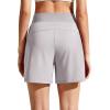 image:imageG4Free Chillwhisp Athletic Shorts for Women 4  High Waist Lightweight Casual Running Shorts Builtin Liner with PocketsChime Gray