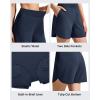 image:imageG4Free Chillwhisp Athletic Shorts for Women 4  High Waist Lightweight Casual Running Shorts Builtin Liner with PocketsDark Navy