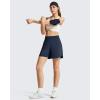 image:imageG4Free Chillwhisp Athletic Shorts for Women 4  High Waist Lightweight Casual Running Shorts Builtin Liner with PocketsDark Navy