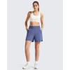 image:imageG4Free Chillwhisp Athletic Shorts for Women 4  High Waist Lightweight Casual Running Shorts Builtin Liner with PocketsDusky Purple
