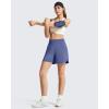 image:imageG4Free Chillwhisp Athletic Shorts for Women 4  High Waist Lightweight Casual Running Shorts Builtin Liner with PocketsDusky Purple