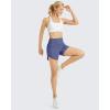 image:imageG4Free Chillwhisp Athletic Shorts for Women 4  High Waist Lightweight Casual Running Shorts Builtin Liner with PocketsDusky Purple1