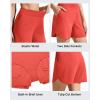 image:imageG4Free Chillwhisp Athletic Shorts for Women 4  High Waist Lightweight Casual Running Shorts Builtin Liner with PocketsRust Orange