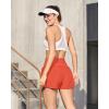 image:imageG4Free Chillwhisp Athletic Shorts for Women 4  High Waist Lightweight Casual Running Shorts Builtin Liner with PocketsRust Orange1