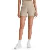 image:imageG4Free Comfy Ribbed Womens Shorts Dressy Casual High Waisted Athletic Lounge Trouser Shorts with Side PocketsDirty Latte