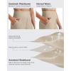 image:imageG4Free Comfy Ribbed Womens Shorts Dressy Casual High Waisted Athletic Lounge Trouser Shorts with Side PocketsDirty Latte