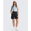 image:imageG4Free EverGoing Athletic Shorts for Women 6 Cross Waist Summer Casual Shorts with PocketsBlack