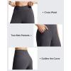 image:imageG4Free EverGoing Athletic Shorts for Women 6 Cross Waist Summer Casual Shorts with PocketsDark Gray
