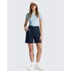 image:imageG4Free EverGoing Athletic Shorts for Women 6 Cross Waist Summer Casual Shorts with PocketsDark Navy