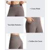 image:imageG4Free EverGoing Athletic Shorts for Women 6 Cross Waist Summer Casual Shorts with PocketsTaupe
