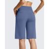image:imageG4Free EverGoing Womens Bermuda Shorts with Pockets 10  Knee Length Athletic Casual Long ShortsDenim Blue