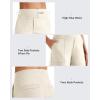 image:imageG4Free ShiftReady Athletic Shorts for Women High Waisted Trouser Shorts Trendy Casual Summer Short with PocketsIvory