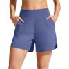 image:imageG4Free Chillwhisp Athletic Shorts for Women 4  High Waist Lightweight Casual Running Shorts Builtin Liner with PocketsDusky Purple