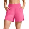 image:imageG4Free Chillwhisp Athletic Shorts for Women 4  High Waist Lightweight Casual Running Shorts Builtin Liner with PocketsRosy Pink