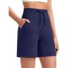 image:imageG4Free Womens Athletic Running Shorts High Waisted Summer Casual Shorts for Golf Yoga with PocketsRoyal Blue