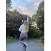 image:imageG4Free BareFeel No Front Seam Straight Leggings for Women High Waisted Wide Leg Yoga Pants 293133Taupe