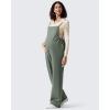 image:imageG4Free Maternity Jumpsuits Adjustable Strap Overalls Pregnancy Wide Leg Rompers with PocketsGray Sage