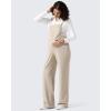 image:imageG4Free Maternity Jumpsuits Adjustable Strap Overalls Pregnancy Wide Leg Rompers with PocketsLight Khaki