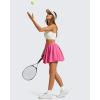 image:imageG4Free Chillwhisp Bubble Tennis Skirts for Women  14 Mini Athletic Ruffled Hem Casual Skorts Inner Shorts with 4 PocketsRose Pink