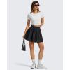 image:imageG4Free Chillwhisp High Waisted Tennis Skirts for Women  15 Flowy Golf Skort Athletic Inner Shorts with 4 PocketsBlack
