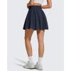 image:imageG4Free Chillwhisp High Waisted Tennis Skirts for Women  15 Flowy Golf Skort Athletic Inner Shorts with 4 PocketsDark Navy
