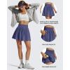 image:imageG4Free Chillwhisp High Waisted Tennis Skirts for Women  15 Flowy Golf Skort Athletic Inner Shorts with 4 PocketsDusky Purple