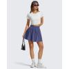 image:imageG4Free Chillwhisp High Waisted Tennis Skirts for Women  15 Flowy Golf Skort Athletic Inner Shorts with 4 PocketsDusky Purple