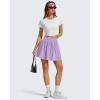 image:imageG4Free Chillwhisp High Waisted Tennis Skirts for Women  15 Flowy Golf Skort Athletic Inner Shorts with 4 PocketsLight Purple