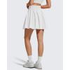 image:imageG4Free Chillwhisp High Waisted Tennis Skirts for Women  15 Flowy Golf Skort Athletic Inner Shorts with 4 PocketsWhite