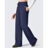image:imageG4Free Flurrylux Womens Fleece Lined Wide Leg Sweatpants Drawstring Cotton Warm Lounge PantsRoyal Blue