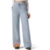image:imageG4Free Flurrylux Womens Fleece Lined Wide Leg Sweatpants Drawstring Cotton Warm Lounge PantsCool Gray